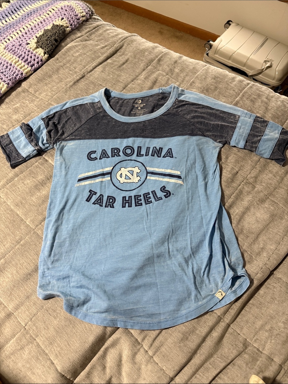 Carolina Tar Heels Light Blue & Navy Women’s shirt